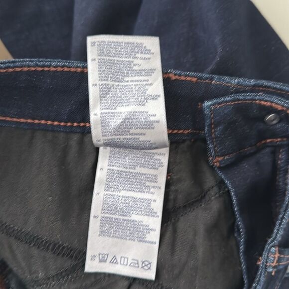 NWT NYDJ RELAXED SLENDER DARK WASH JEANS SIZE 10 LIFT TUCK MAGICAL - Picture 9 of 14